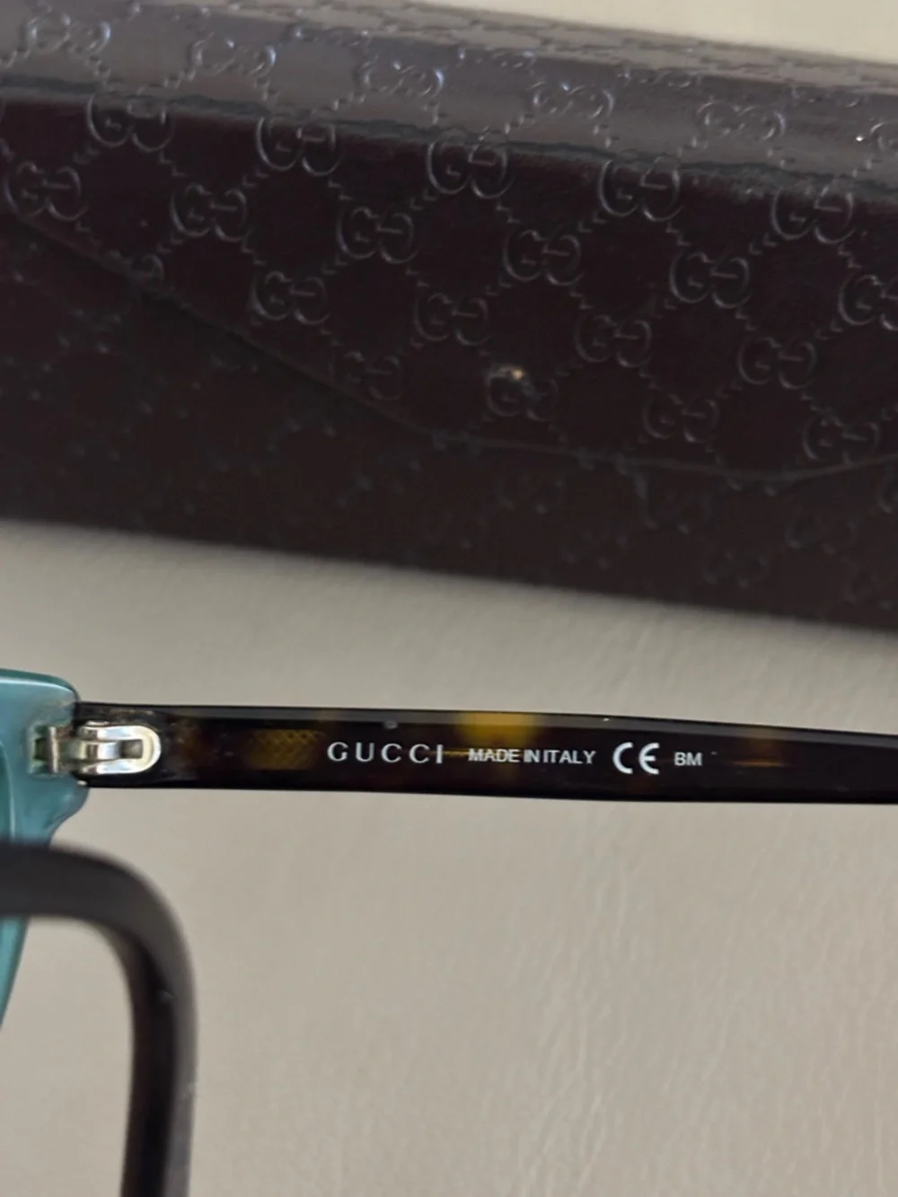 Gucci Women's Eyeglasses GG 3562 LA2 Dark Havana Green Semi Butterfly